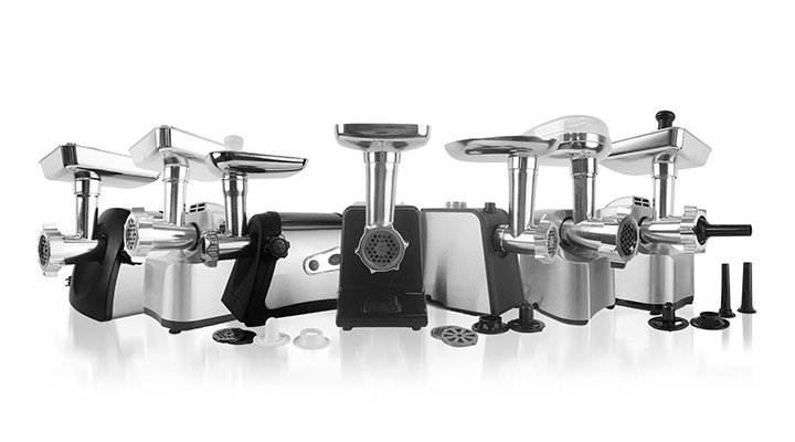 Sausage type meat grinder