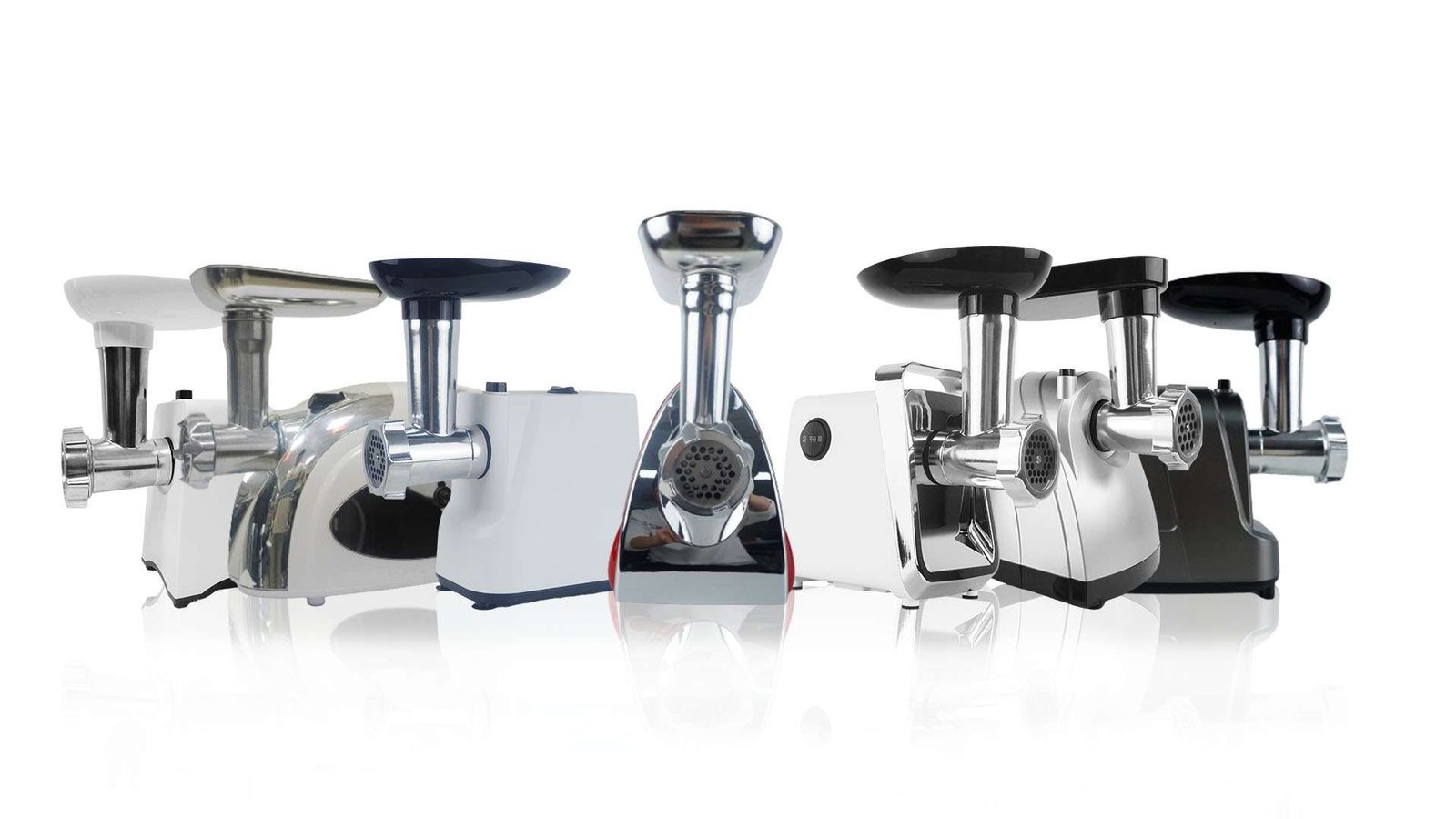 Plastic sausage meat grinder